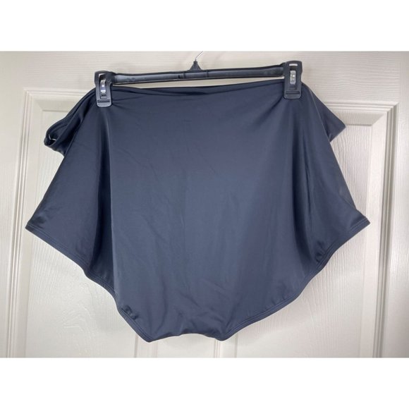 EVRI Swim Bottoms Women Plus Size 4X Black High Waist Bikini Ruched Sides NWT - Picture 5 of 9